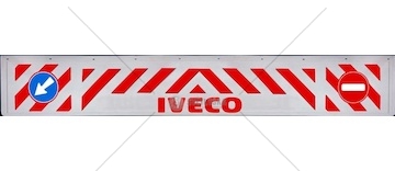 Zástěrka - lapač přední pro vozidlo IVECO 2400x350mm, červená