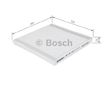Filtr, vzduch v interiéru BOSCH 1 987 432 063