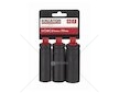 3 ks nástrčných rázových hlavic 17-19-21 mm prodloužené 1/2" KREATOR