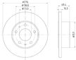 Brzdový kotouč HELLA 8DD 355 107-411