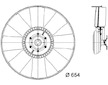 Větrák, chlazení motoru MAHLE CFF 436 000P