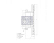 Brzdový kotouč DT Spare Parts 3.62065