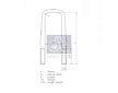Drzak pruziny DT Spare Parts 1.25363