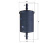 Palivový filtr MAHLE KL 248
