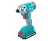 Aku rázový utahovák 1/4", brushless, 20V Li-ion (2x), 2000mAh, industrial, TOTAL