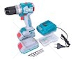 Aku vrtací šroubovák s příklepem, brushless, 20V Li-ion (2x), industrial TOTAL