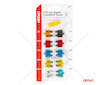 Autopojistky nožové standard s led diódou 10 ks AMiO-04341
