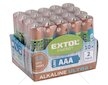 Baterie alkalické EXTOL ENERGY ULTRA +, 20ks, 1,5V AA (LR6), EXTOL ENERGY