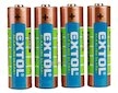 Baterie alkalické EXTOL ENERGY ULTRA +, 4ks, 1,5V AA (LR6), EXTOL ENERGY