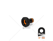 BLACK LINE SOFT konektor na kohoutek s vnitřním závitem 1/2"