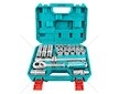 Hlavice nástrčné, sada 20ks, 1/2", industrial, CR-V(50BV30), tepelně tvrzeno TOTAL