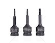 Hlavice rázové zástrčné 1/2" TORX T20-T70, sada 9ks GEKO