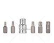 Hlavice zástrčné XZN M5-M12, adaptér 1/2", sada 6ks GEKO