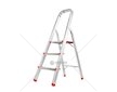 Hliníkové schůdky, 3 stupně, skládací, jednostranné - MAR-POL