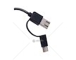 Inspekční kamera endoskopická USB 2.0, micro USB, USB-C KRAFT&DELE