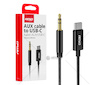 Kabel USB-C na TYP AUX Mini Jack 3,5mm 1m AMiO-04294