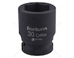 Klíč nástrčný rázový, 3/4“, 30mm, L 54mm, CrMoV, FORTUM