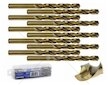 Kobaltový vrták do kovu HSS-Co, DIN 338, 9,5mm, 10ks GEKO