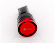 Kontrolka kulatá červená LED 12/24V