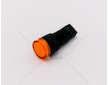 Kontrolka kulatá oranžová LED 12V