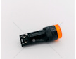 Kontrolka kulatá oranžová LED 12V