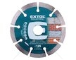 Kotouč diamantový řezný segmentový Grab Cut, 125x22,2mm, suché řezání, EXTOL INDUSTRIAL