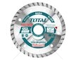 Kotouč řezný diamantový turbo, 125x22,2mm, suché i mokré řezání, TOTAL