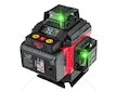 Křížový laser 360° samonivelační, 4D, zelený RED TECHNIC