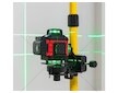 Křížový laser 360° samonivelační, 4D, zelený RED TECHNIC