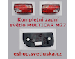 Kryt zadního světla levý Multicar M27