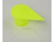 Krytka matice kola 33 mm plastová neonová žlutá vysoká KLTH0256