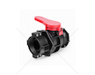 Kulový ventil pro kontejner na vodu IBC, vstup S60x6 s vývodem Camlock Typ A 2" s uzávěrem