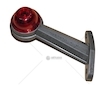 LAMPA OBRYS.SKOSNA BIALO-CZERW.H=190 TANGDE TD06-68-005