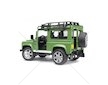 Land Rover Defender s přívěsem na koně + kůň 02592 BRUDER