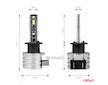 LED žárovky hlavního svícení H-mini H1 AMiO