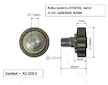Ložisko mechanismu střechy EDSCHA  RD609E