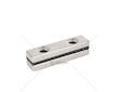 Magnet neodymový s montážními otvory 40x10x4mm, plochý 2ks GEKO