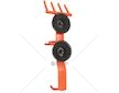 Magnetický držák na rázový utahovák a nástrčné klíče - oranžový BJC