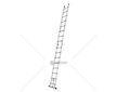Multifunkční teleskopický žebřík 5m, 150kg, hliníkový GEKO