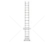 Multifunkční teleskopický žebřík 5m, 150kg, hliníkový GEKO