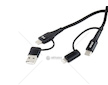 Multikabel USB C-USB C iOs USB A FullLINK 1m UC-15