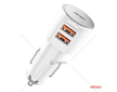 Nabíječka do auta 2x USB-A 3.4A 12/24V AMiO-03888