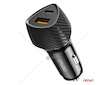 Nabíječka do auta QC+PD 38W USB-A + USB-C AMiO-04283