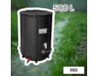 Nádrž na dešťovou vodu skládací 500l, černá BASS