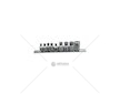 Nástrčné hlavice torx E5-16, 1/4", 3/8", 9ks na liště GEKO