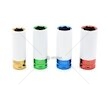 Nástrčné rázové hlavice 1/2" na ALU disky 17, 19, 21, 22 mm GEKO