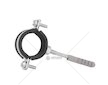 Objímka na trubky 5/4" 38-43mm, s gumovou vložkou, dva šrouby GEKO