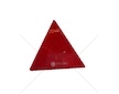 Odrazka trojúhelníková červená se šrouby