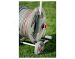 Pojízdný naviják WHITE LINE s hadicí 1/2" 30 m a příslušenstvím SILVER PRO SET, kovový - BRADAS