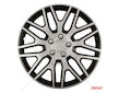 Poklice Dakar 16” černo-stříbrná sada 4ks COLOR BOX